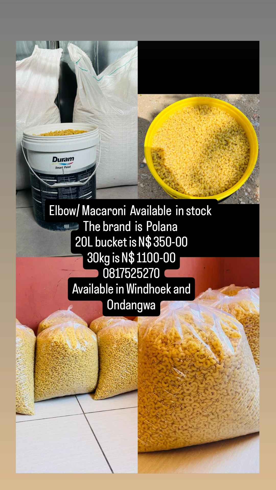 Selling Macaroni